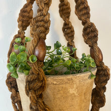 Load image into Gallery viewer, Vintage Macrame Plant Hanger
