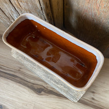Load image into Gallery viewer, Vintage Brown Rectangular Planter
