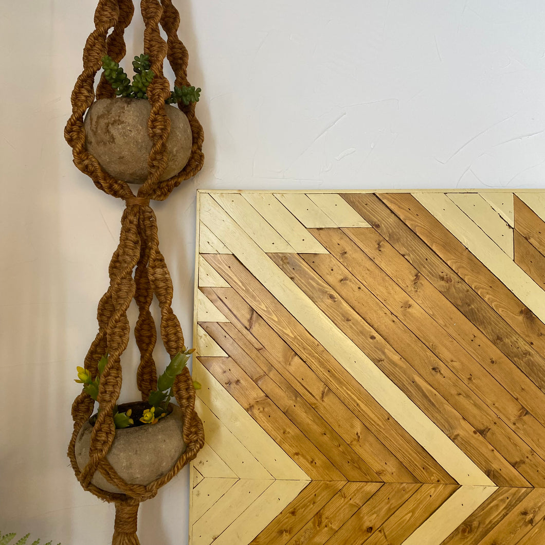 Vintage Macrame Plant Hanger