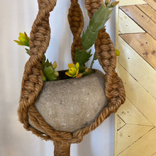 Load image into Gallery viewer, Vintage Macrame Plant Hanger
