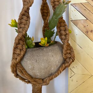 Vintage Macrame Plant Hanger