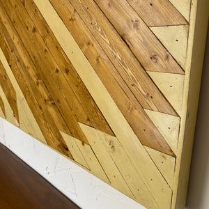 Large Wood Inlay Wall Art