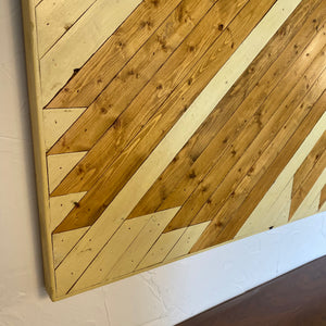 Large Wood Inlay Wall Art