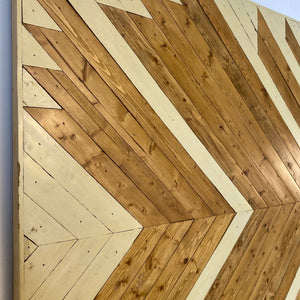 Large Wood Inlay Wall Art