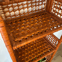 Load image into Gallery viewer, Orange Wicker Shelf
