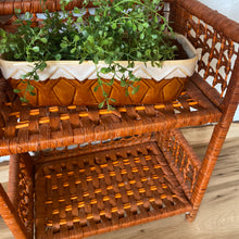 Load image into Gallery viewer, Orange Wicker Shelf
