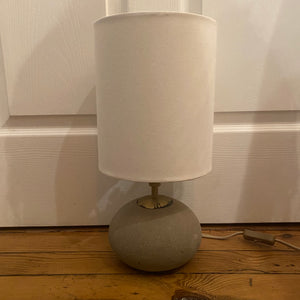 Gold & Concrete Accent Lamp