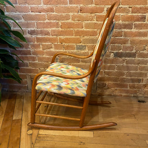 Colorful Wooden Rocking Chair