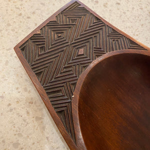 Vintage Wooden Bowl Set