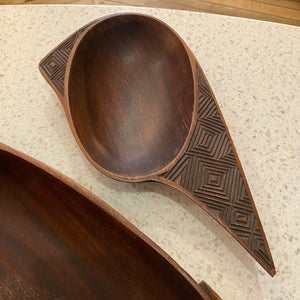 Vintage Wooden Bowl Set
