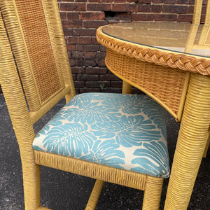 Two Tone Wicker Dining Set