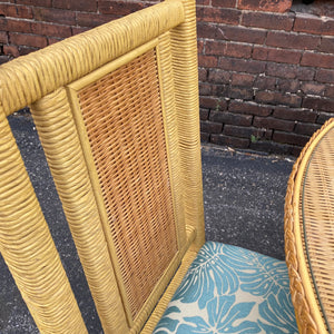Two Tone Wicker Dining Set