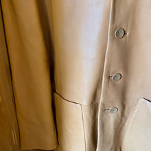 Load image into Gallery viewer, Camel Leather Blazer
