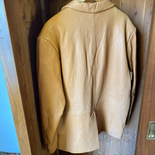 Load image into Gallery viewer, Camel Leather Blazer
