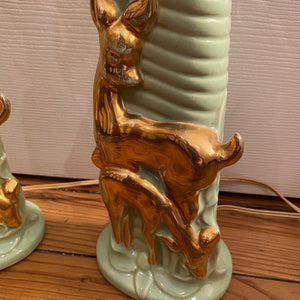 Vintage Ceramic Lamp Set