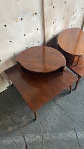 Large Vintage End Table Set