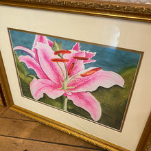 Load image into Gallery viewer, Pink Floral Print Artwork
