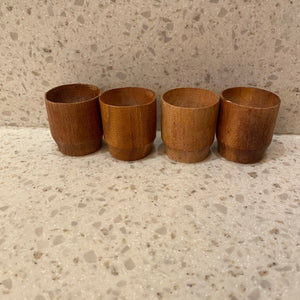 Set of Wooden Shot Cups