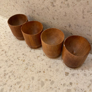 Set of Wooden Shot Cups