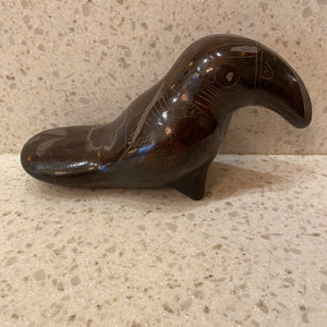 Ceramic Pottery Carved Bird