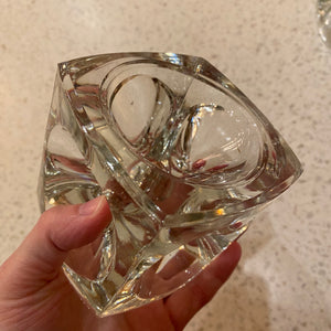 Geometric Glass Candle Holder Set