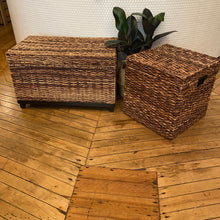 Load image into Gallery viewer, Boho Rattan Storage Box
