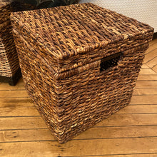 Load image into Gallery viewer, Boho Rattan Storage Box
