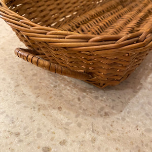 Long Rattan Basket