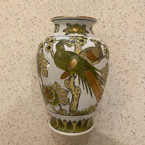 Pheasant Japanese Vase