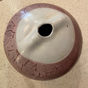 Large Purple Pottery Vase