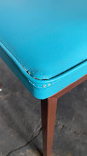 Load image into Gallery viewer, Blue Vinyl Chair Set
