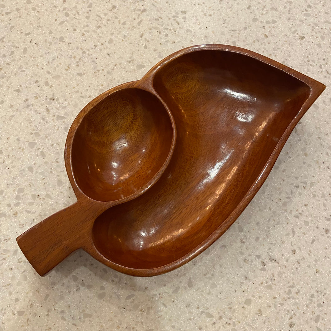 Wooden Leaf Bowl