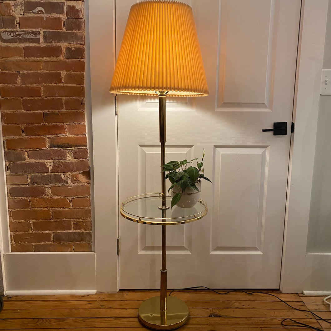 Brass Side Lamp Table