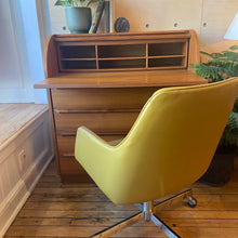 Load image into Gallery viewer, Danish Teak Roll Top Desk
