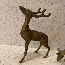 Load image into Gallery viewer, Vintage Brass Deer
