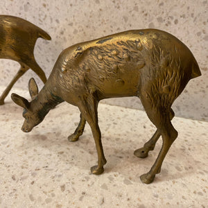 Vintage Brass Deer