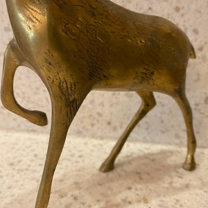 Vintage Brass Deer