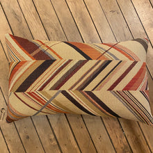 Load image into Gallery viewer, Geometric Stripe Lumbar Pillow
