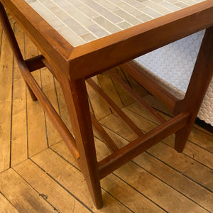 Mid Century Tiled Side Table