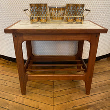 Load image into Gallery viewer, Mid Century Tiled Side Table
