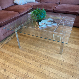 Chrome & Glass Coffee Table