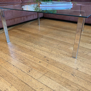 Chrome & Glass Coffee Table