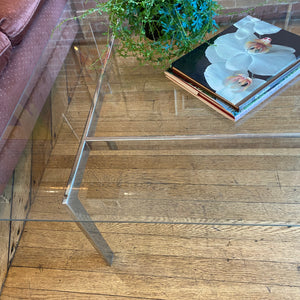 Chrome & Glass Coffee Table