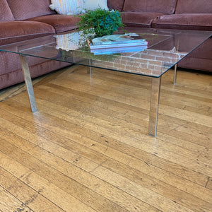 Chrome & Glass Coffee Table