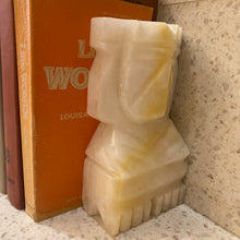 Load image into Gallery viewer, Aztec Onyx Carved Bookend Set
