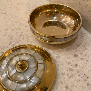 Brass Bowl with Lid