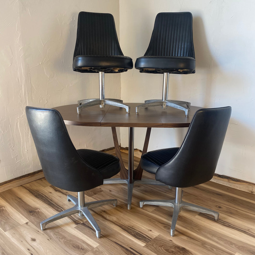 Mid Century Dining Table & Chair Set