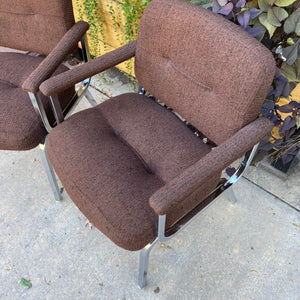 Brown Modern Chair Set