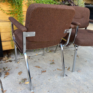 Brown Modern Chair Set