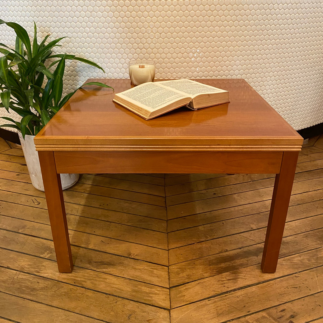 Square Wooden Side Table